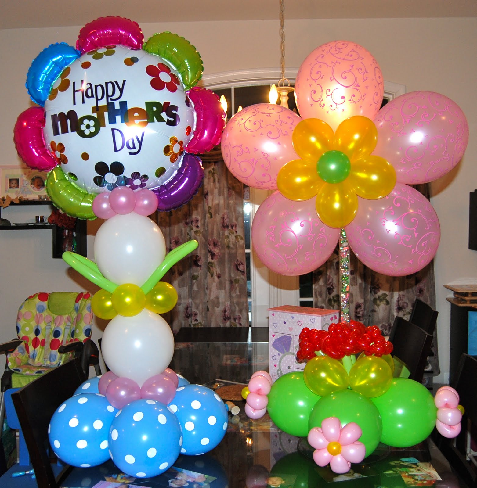 balloon decoration for mother's day
