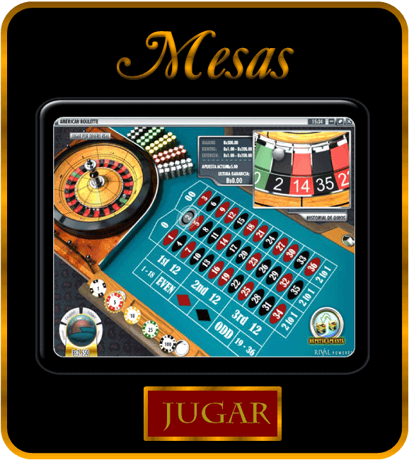 Poker, Ruleta, Blackjack, Baccarat