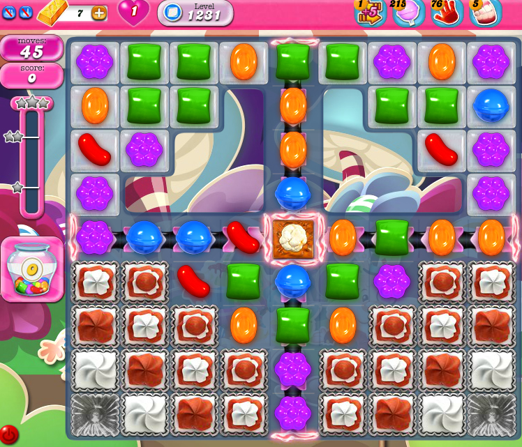 Candy Crush Saga 1231 Candy Crush Saga 1231