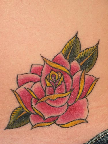 Hip Rose Tattoos