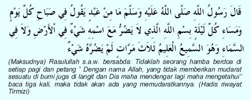 MENGAJI IQRA': Doa yang pendek tetapi sangat besar manfaatnya