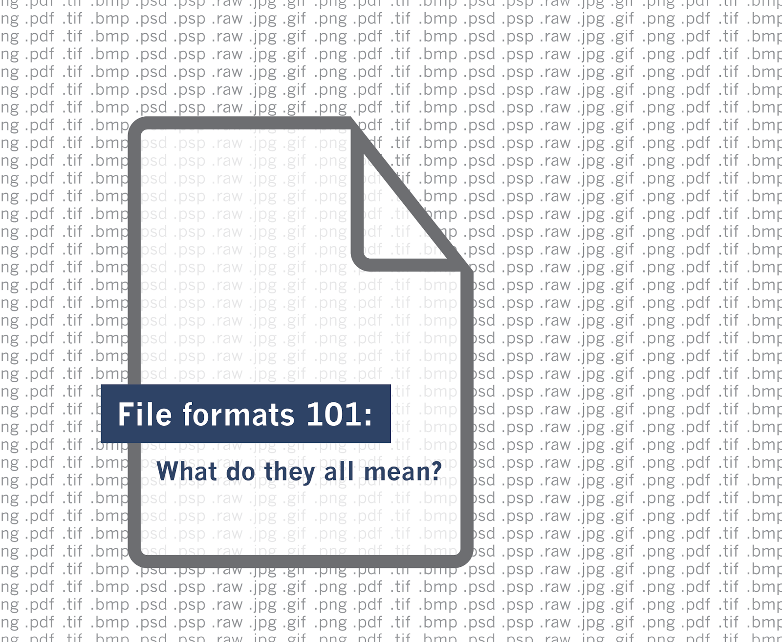 Ink Publishing and Design File Formats 101 What do they all mean?