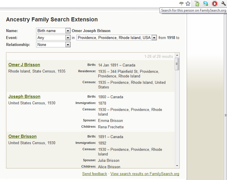 The Social Media Guide for Ancestral Research Google Chrome Browser