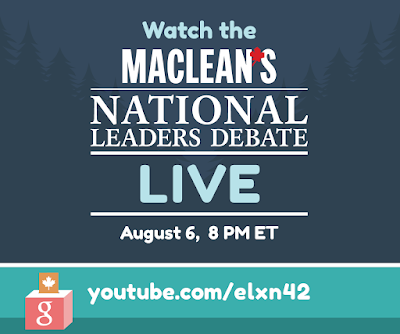 Live on YouTube: The first #elxn42 National Leaders Debate