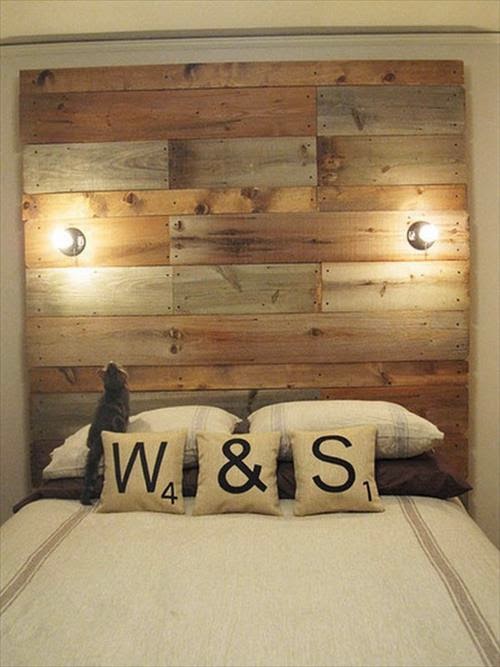 DIY Pallet Headboard