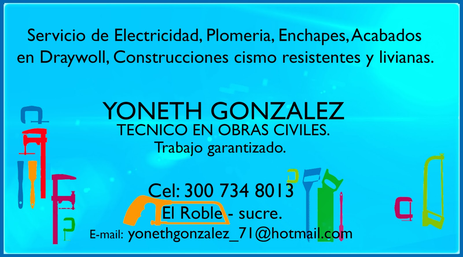 tarjetas de presentacion personal