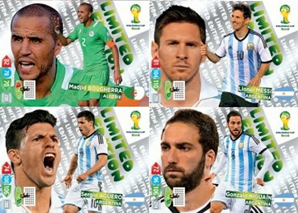 ADRENLYN XL PANINI FIFA WORLD CUP BRASIL 2014 Sergio Ramos LIMITED EDITION 
