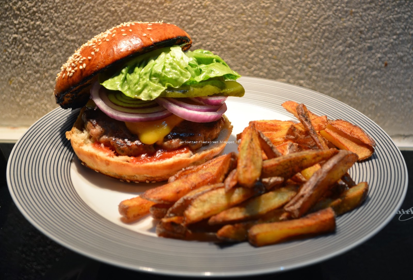 Mrs. Lovett's pies Gherkins Burger