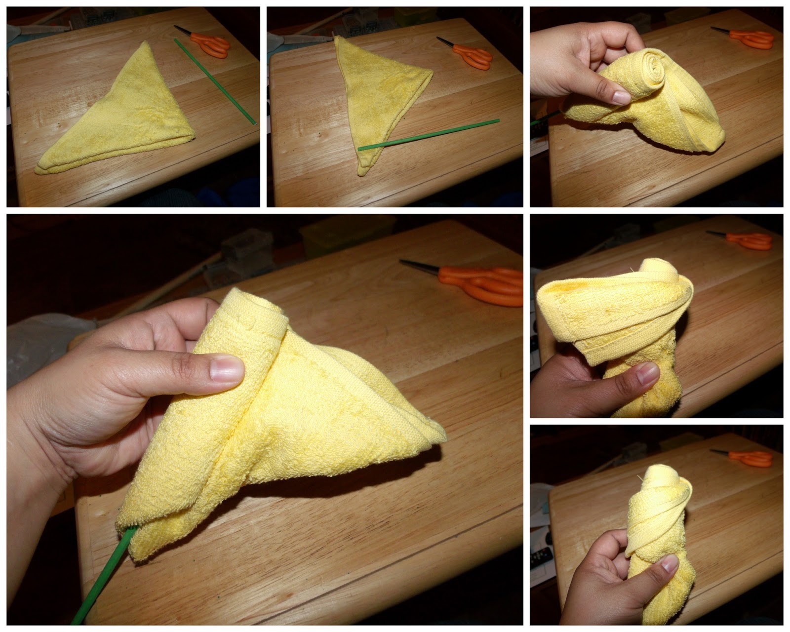 Rad Linc Crafts Washcloth Rose Favors