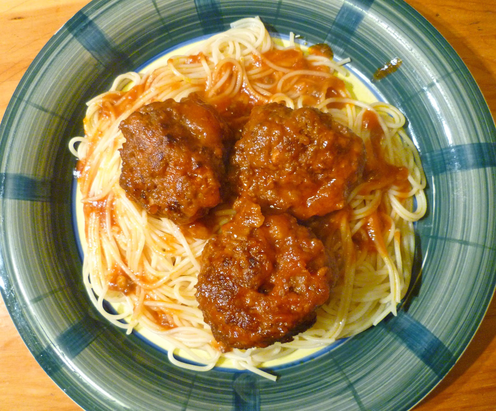 My Food Infatuation Meatballs in Sauce with Spaghetti