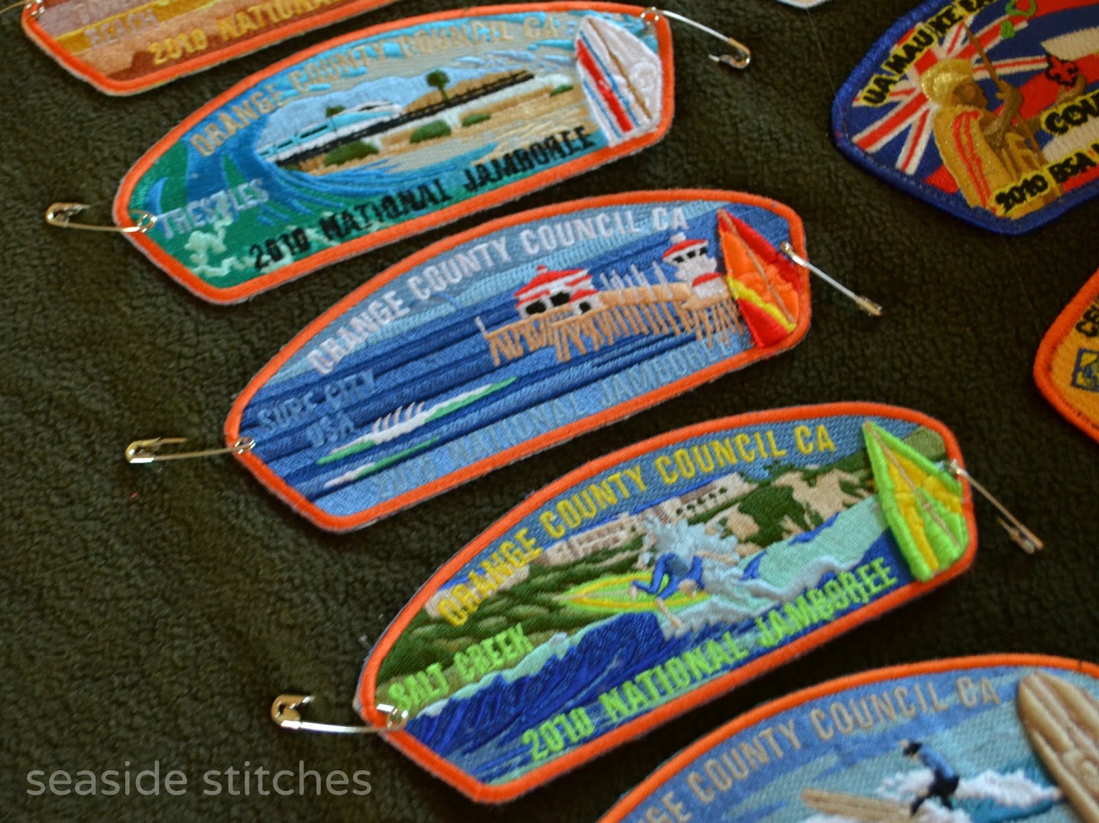 Seaside Stitches: How to Sew on Scout Patches1600