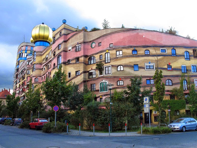 1. Waldspirale (Darmstadt, Germany) - Top 13 World’s Strangest Buildings 1. Waldspirale (Darmstadt, Germany) - Top 13 World’s Strangest Buildings