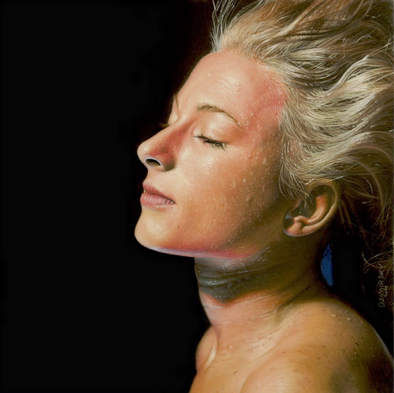 hiperrealsimo-cuadros-de-mujeres-pintados-al-oleo hiperrealsimo-cuadros