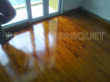 Proyek lantai kayu Jati tangerang