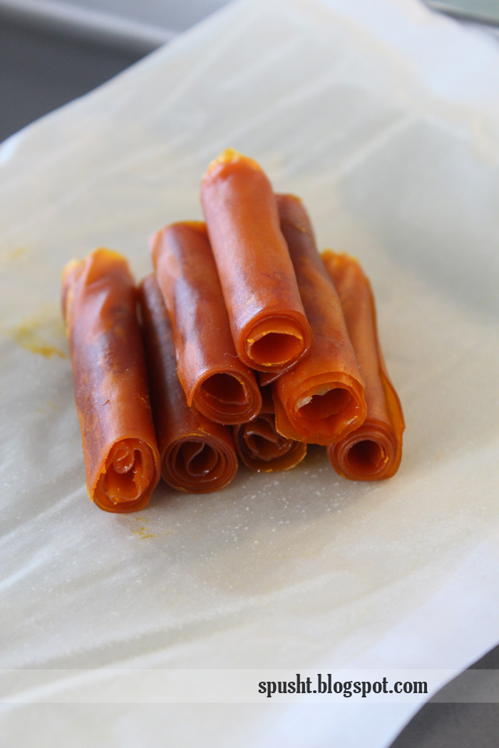 Spusht Healthy Homemade Mango Rollups and Ovendried Tomatoes