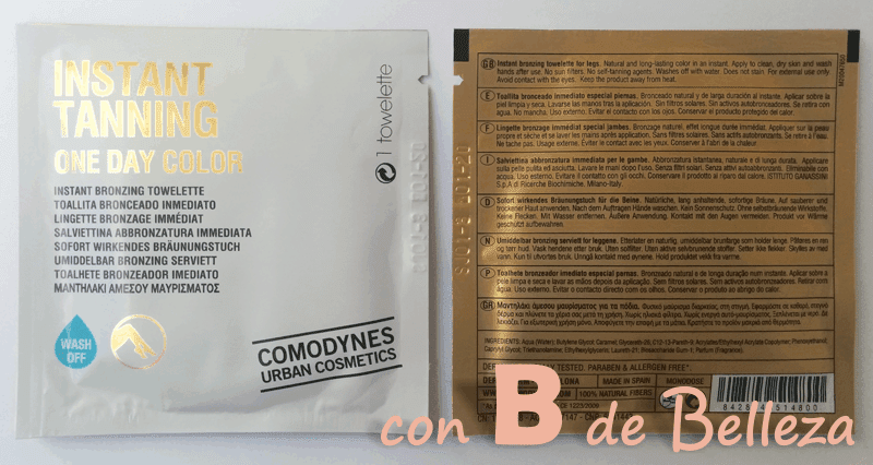 Instant tanning Comodynes
