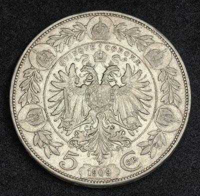 Austrian 5 Corona Silver coin