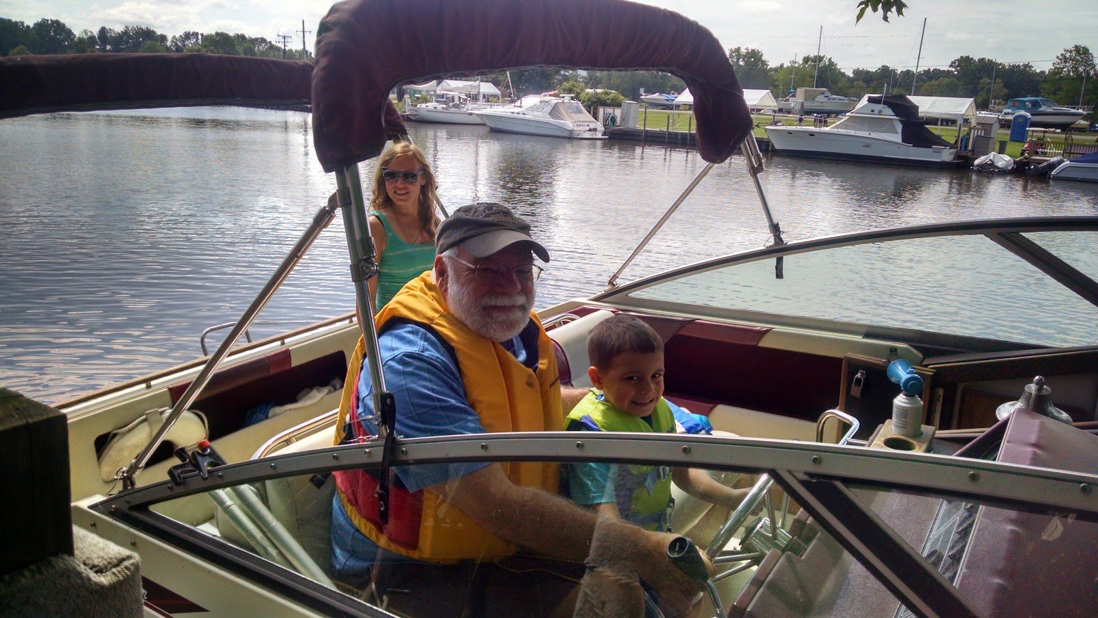 A View from the North Coast Boat Ride on Lake ErieOff Mentor Lagoons