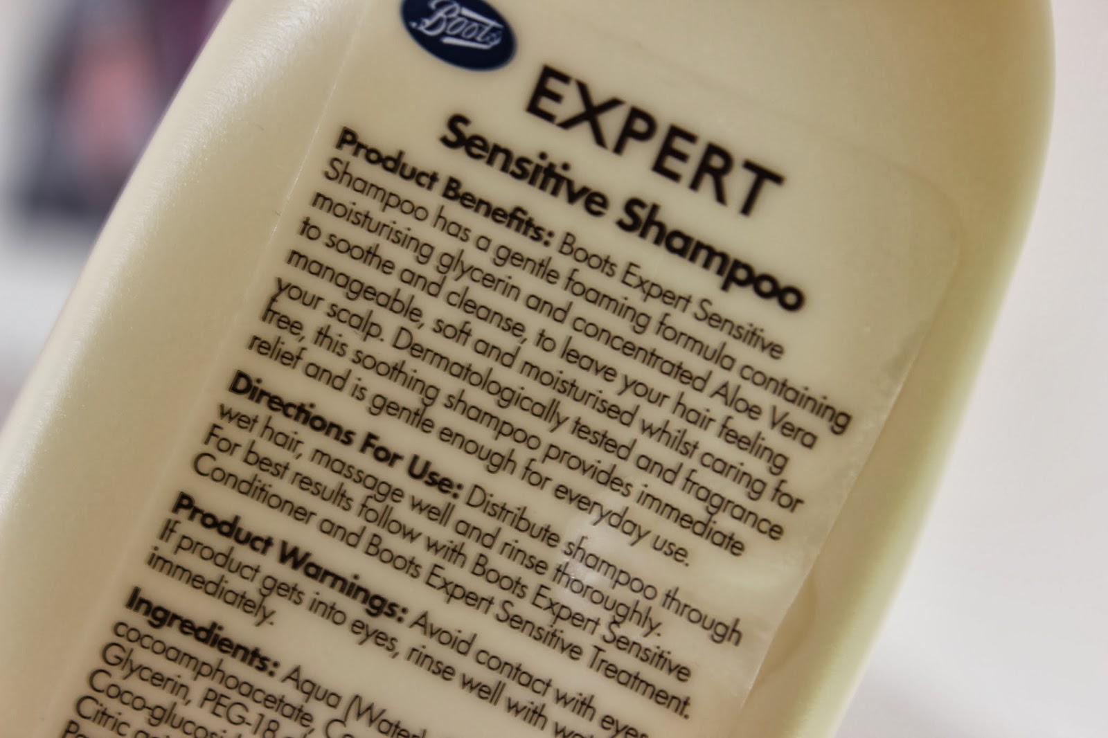 Boots Sensitive Expert Shampoo & Conditioner // Review BRITISH BEAUTY