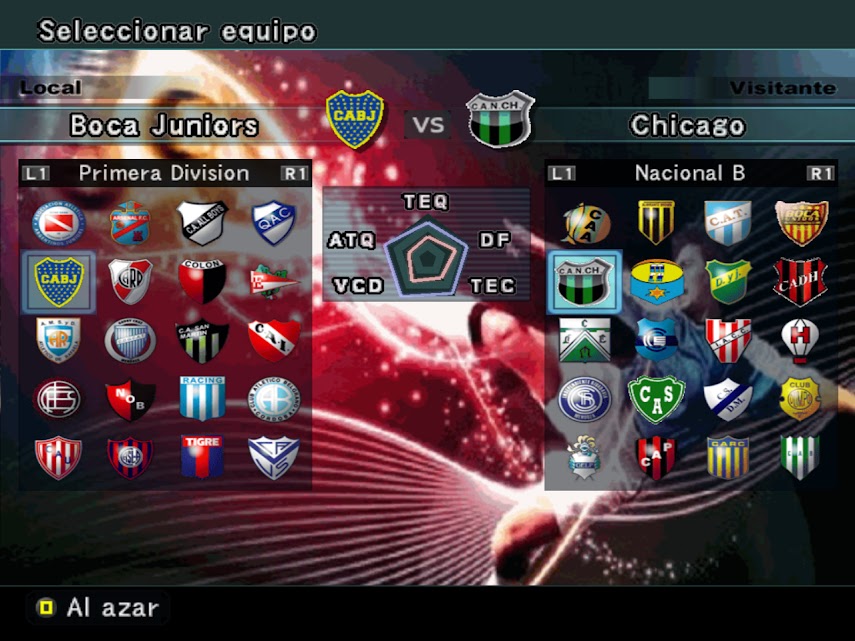 DESCARGAR LIGA ARGENTINA PARA EL PES 6 descargar liga argentina para el pes 6: