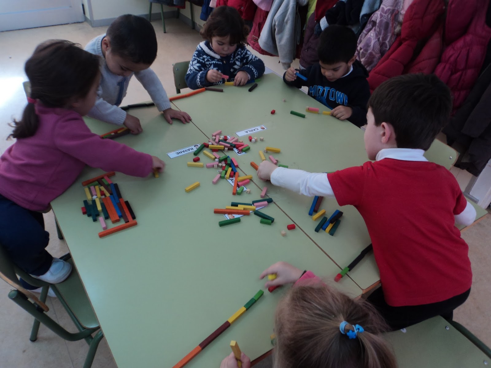 Actividades para Educación Infantil: Jugamos con las Regletas Cuisenaire