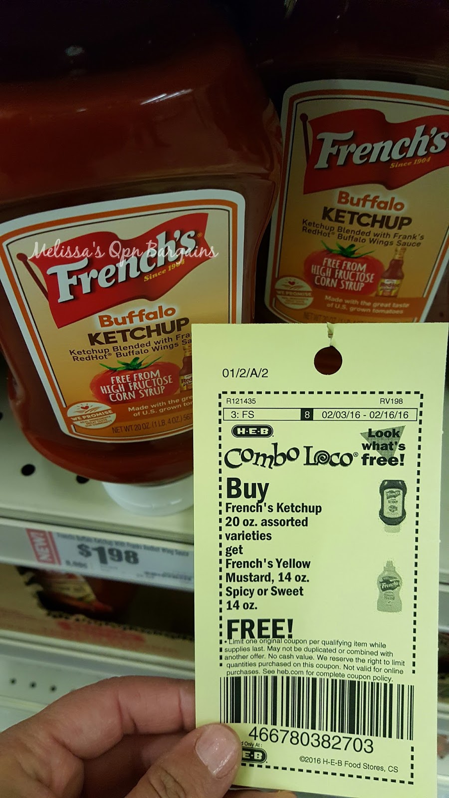 Melissa's Coupon Bargains HEB Deals This Week 2/32/9