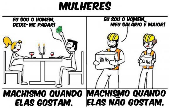 Machismo pra mulheres Machismo pra mulheres