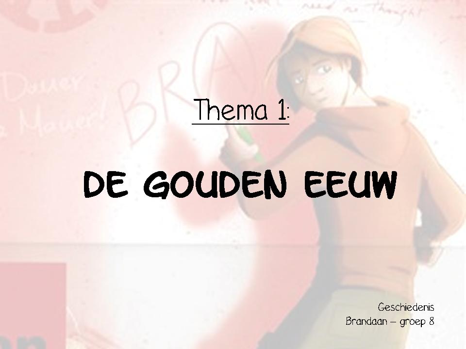Juf Chantal: Brandaan groep 8 - thema 1