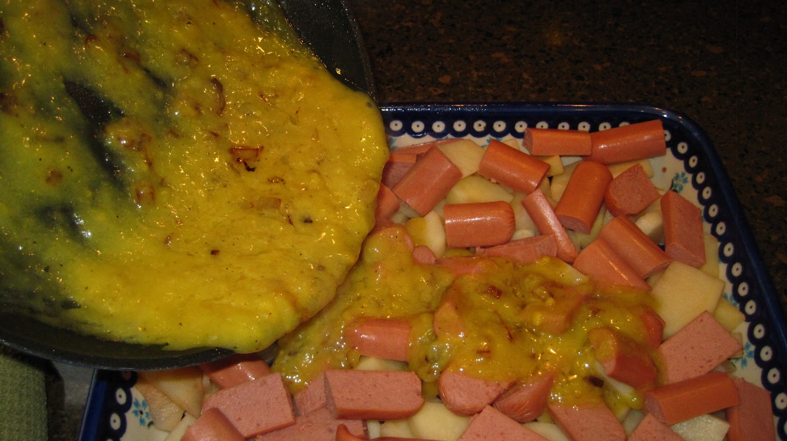 Mama Monson's Kitchen Hot Dog Potato Casserole