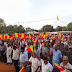 தமிழ்த் தேசியக் கூட்டமைப்பின் தேர்தல் பரப்புரைக் கூட்டத்தில் கடலலையெனத் திரண்ட கிளிநொச்சி வாழ் மக்கள்