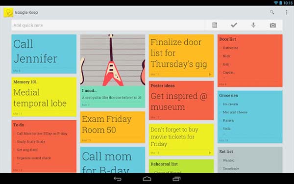 Note Taking App - Google Keep