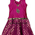 Purple Kids Skirt With Paisley Design