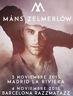 Måns Zelmerlöw, concierto, madrid, barcelona, eurovision