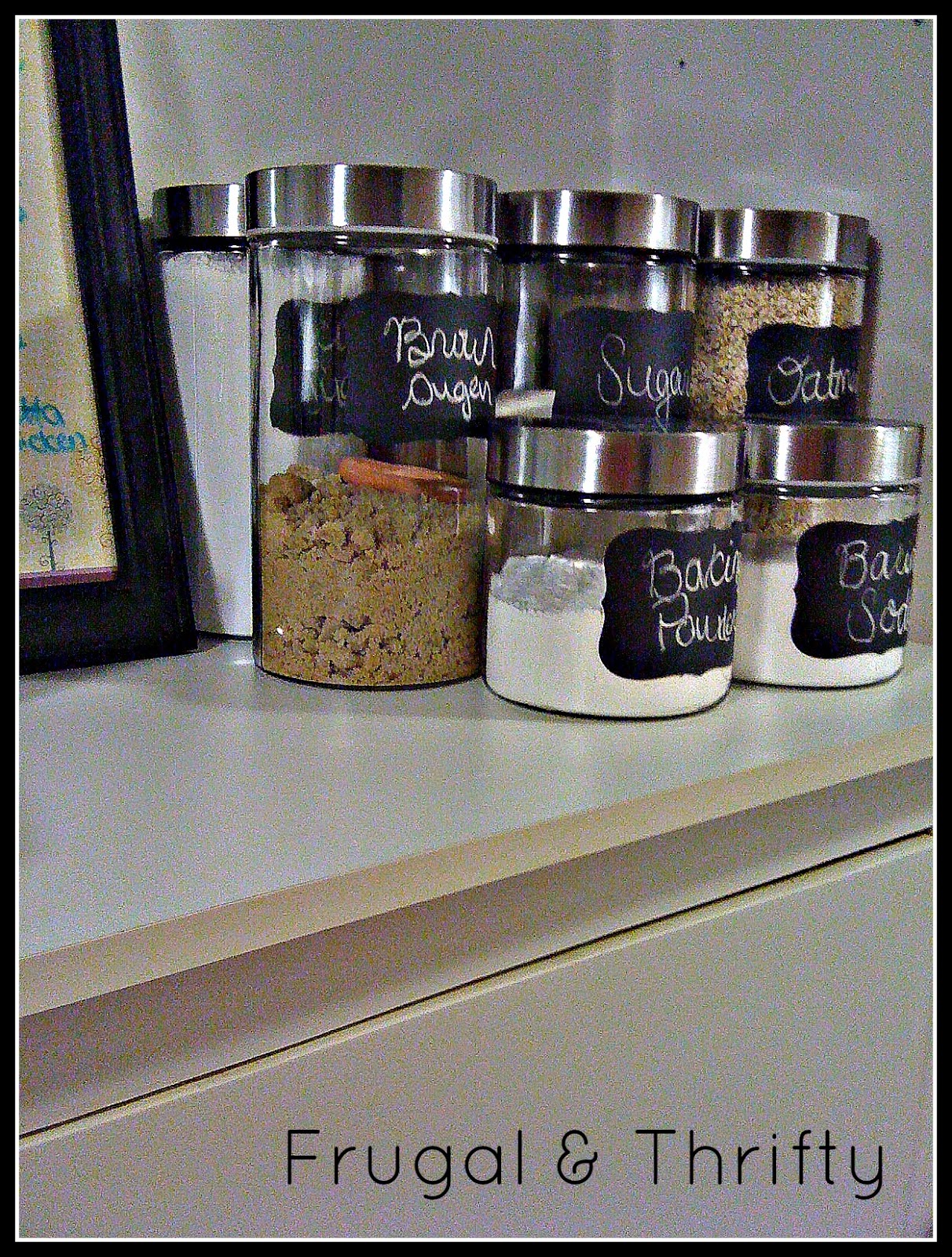 Frugal & Thrifty 20 Baking Canister Revamp