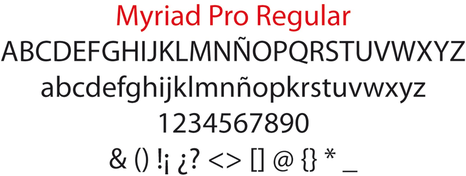 Myriad regular download Myriad regular download