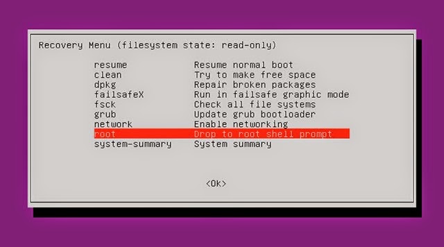 Trabalhe como root Trabalhe como root