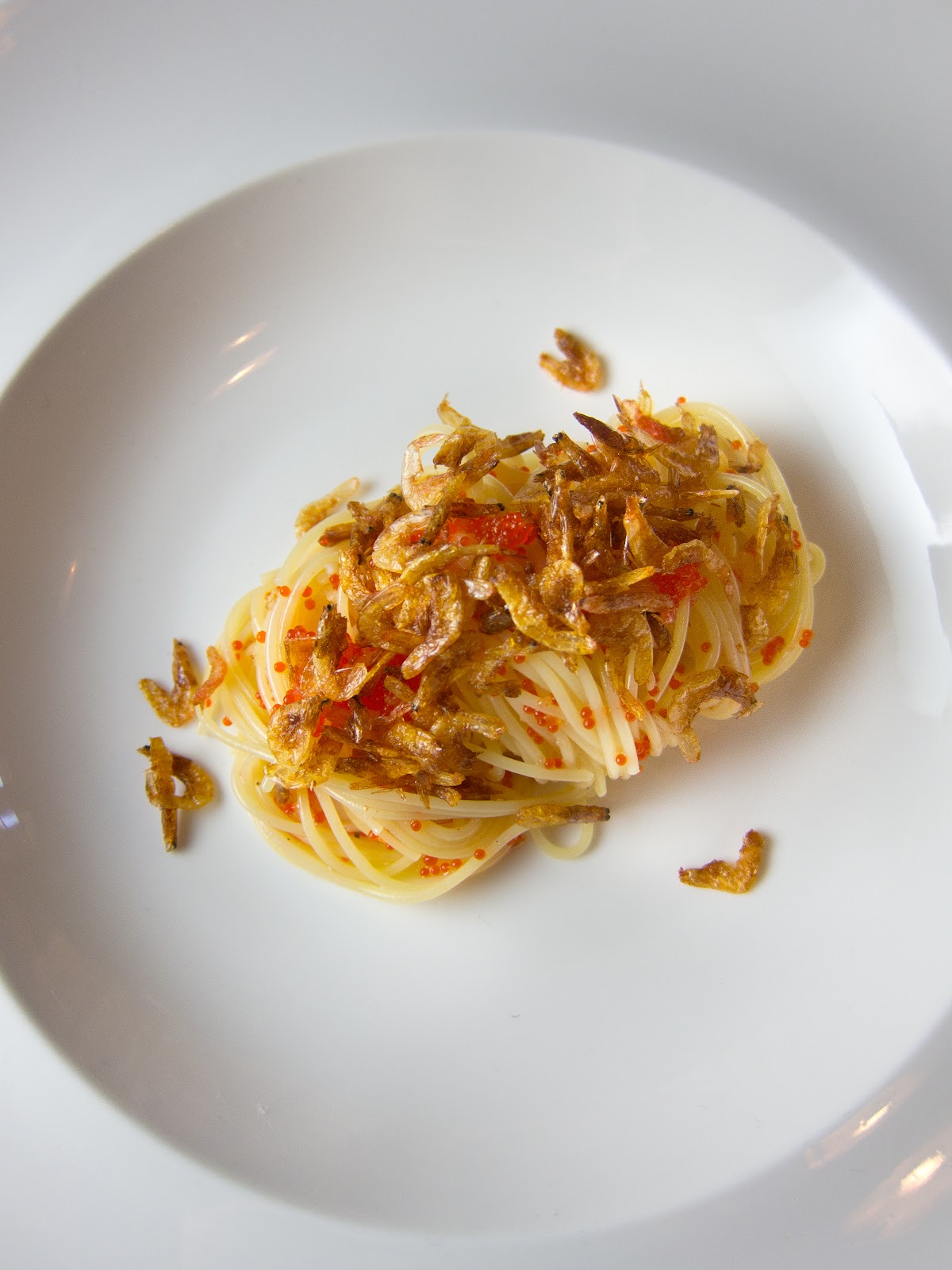 Foodmanna Yoyogi Throwdown! Chilled Capellini with Crispy Ebi Sakura