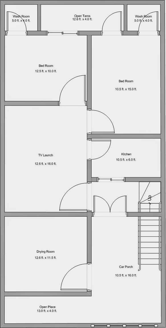 alijdeveloper blog floor plan of plot size 25 x 50 feet alijdeveloper blog floor plan of plot size 25 x 50 feet