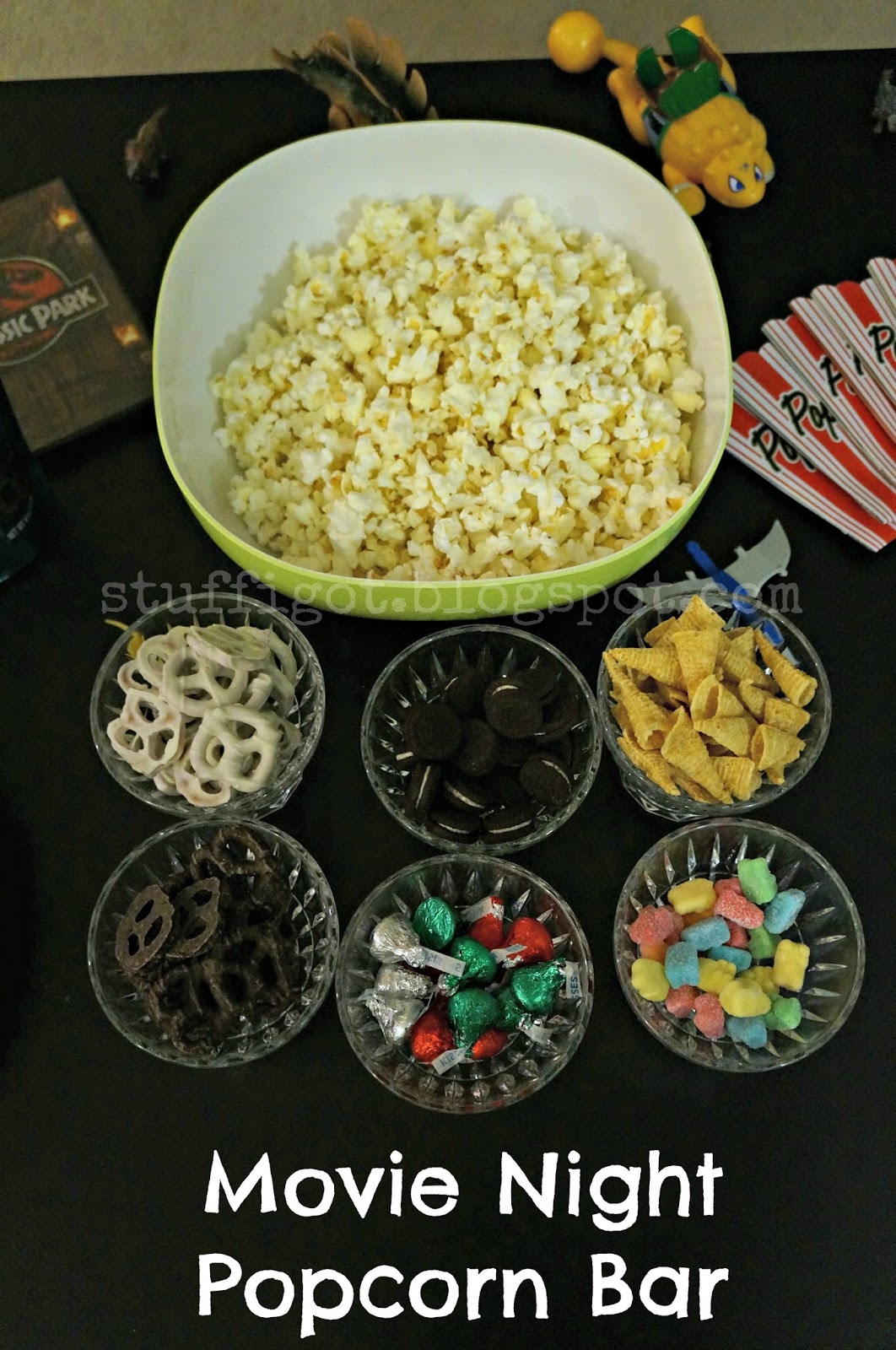 Crafty And Wanderfull Life Jurassic Park Movie Night With DIY Popcorn