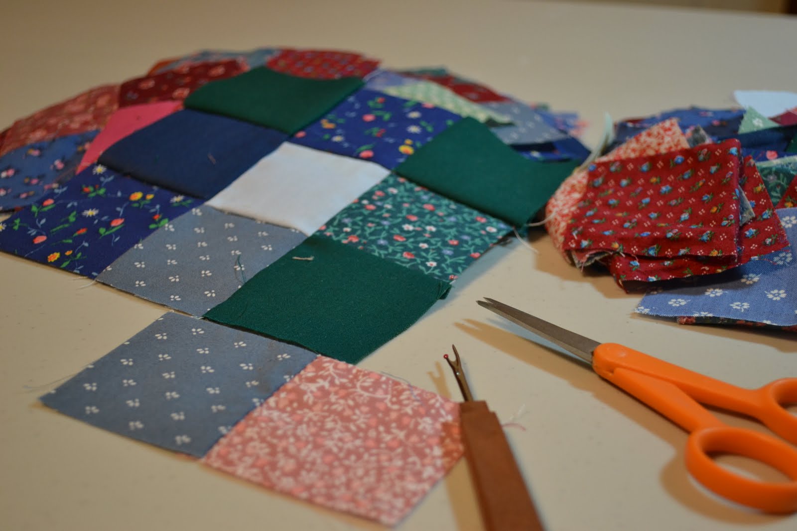 Sew in Peace Postage Stamp Quilt Tutorial