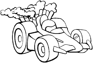 Race Car Coloring Pages