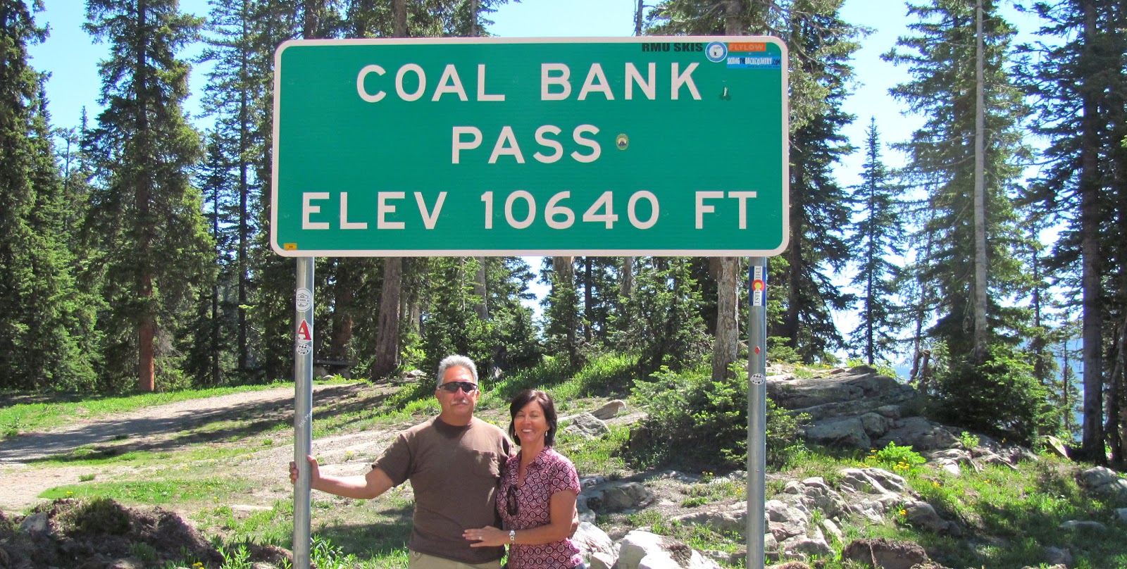 America by RV Trip from Durango to Silverton on Hwy. 550.