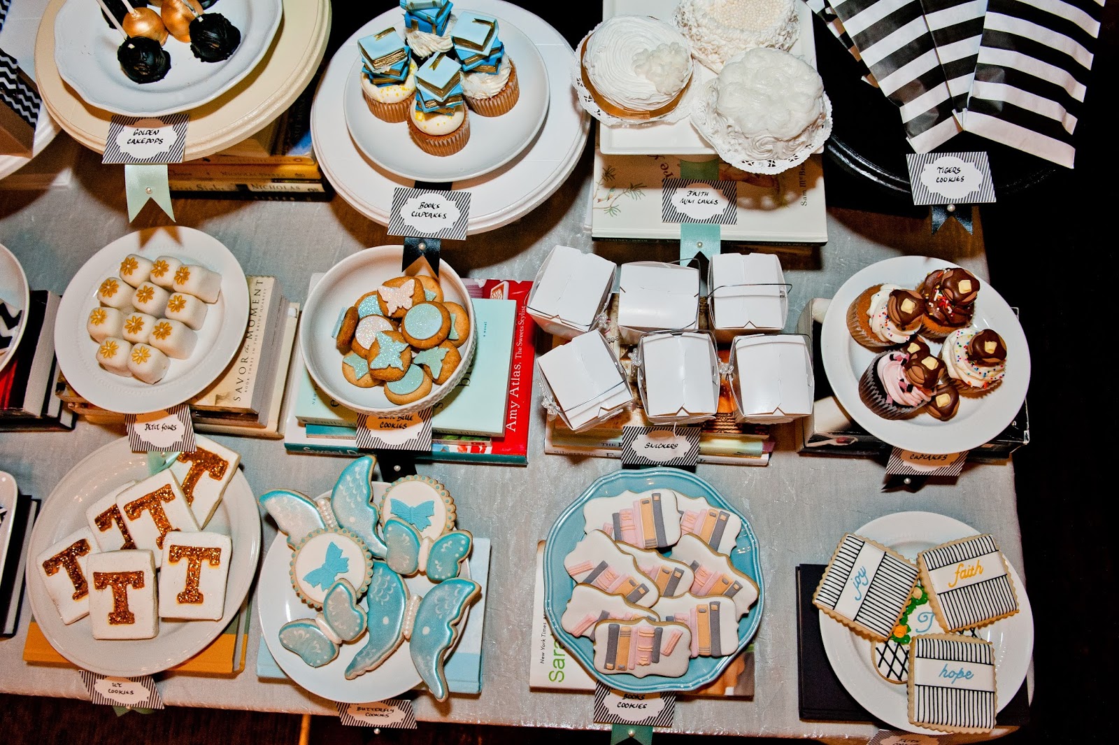 In Flight Party Ideas Book Party {Chapter II} Dessert