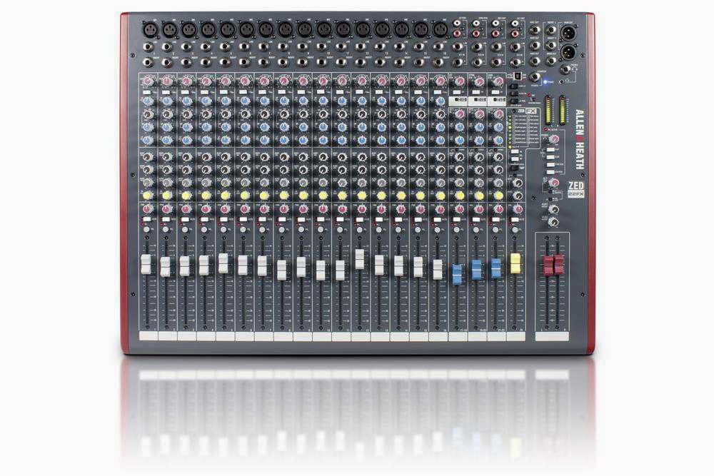 ALLEN HEATH ZED-22FX MIXER ALLEN HEATH ZED-22FX MIXER