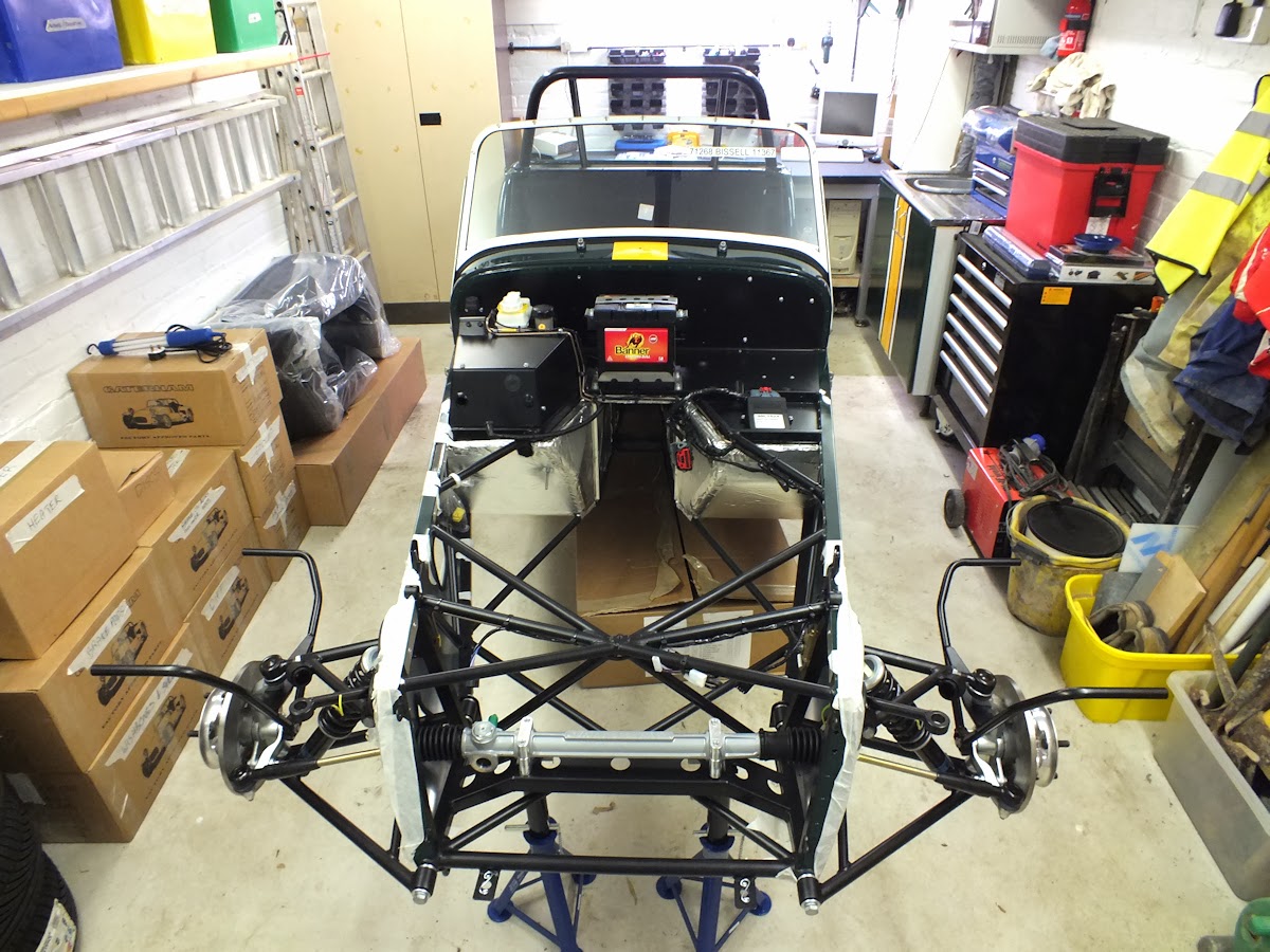 Caterham Seven Build Build Day 2 Front Suspension