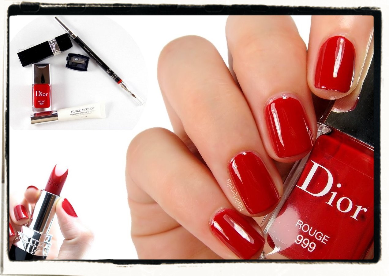 10. Dior Vernis Nail Polish in "Rouge 999" - wide 4