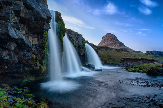 "The Waterfall" captured by Ævar Guðmundsson.