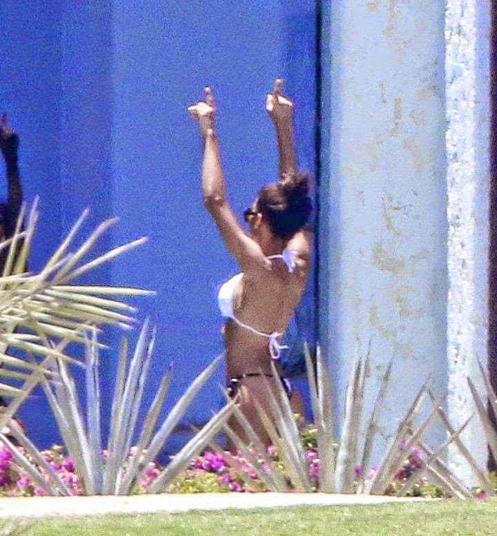 Naya Rivera looked perfectly toned in bikini as she holidayed under the sun shine on Sunday, May 4, 2014 in Cabo San Lucas, Mexico. Naya Rivera looked perfectly toned in bikini as she holidayed under the sun shine on Sunday, May 4, 2014 in Cabo San Lucas, Mexico.