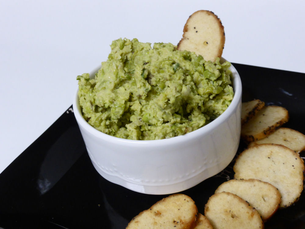 Holy Cannoli Recipes Green Pea and Garbanzo Bean Dip