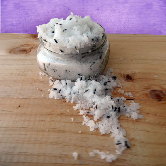 Paula Parrish Lavender Sea Salt Scrub DIY